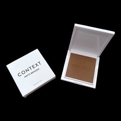 Context Matte Bronzer Speed of Sound Pressed Powder Compact 7.5g Full Size New