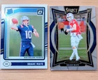 2024 Drake Maye RCs Optic Rated Rookie #229 + Select Rookie #27 Patriots