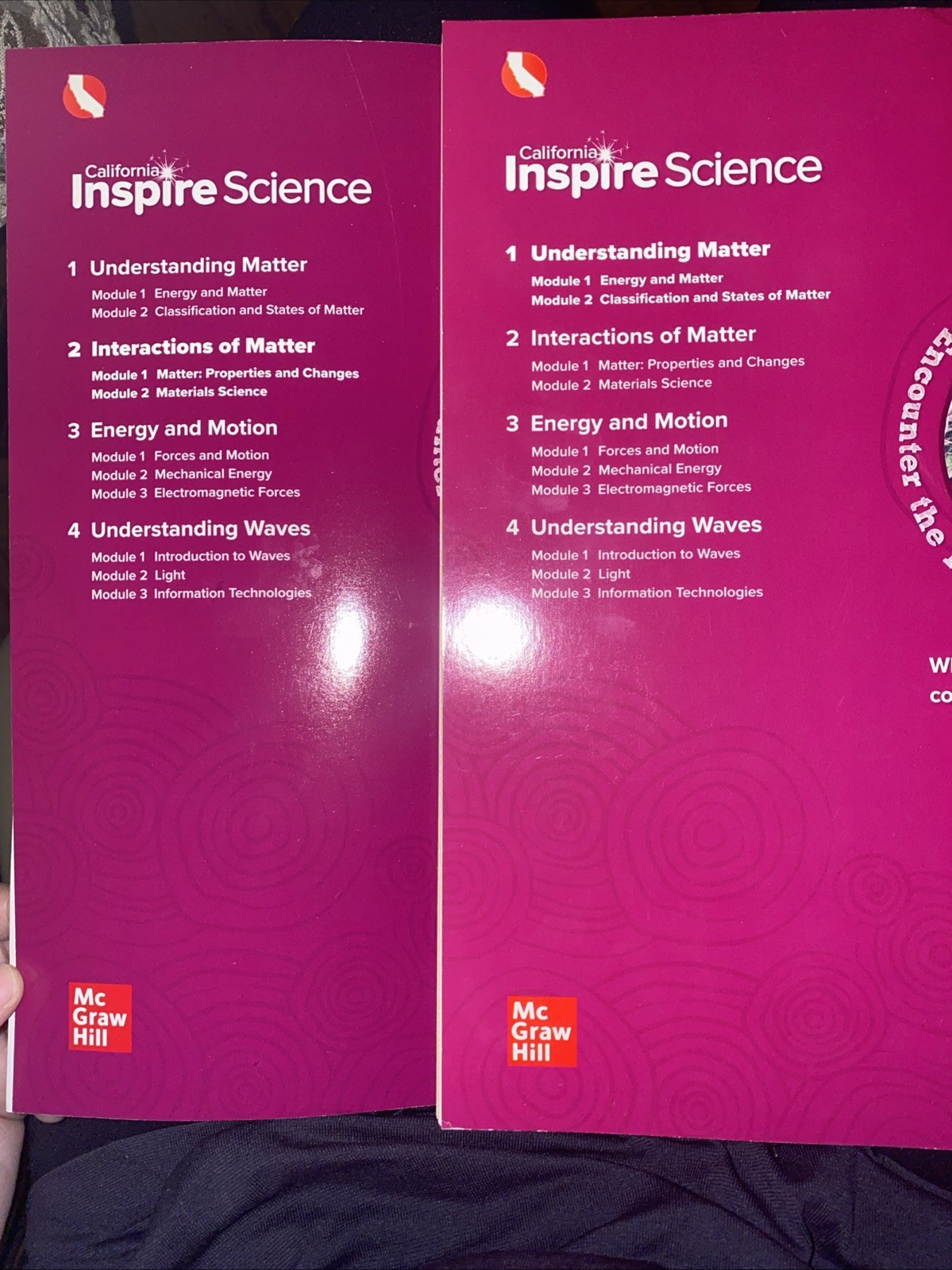 Inspire PHYSICAL Science GRADE 8 Unit  1-4 INTERACTIONS OF MATTER