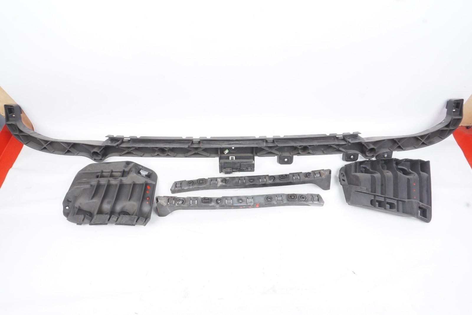 2014 - 2017 Maserati Ghibli Rear Bumper Support Mount Bracket Set OEM