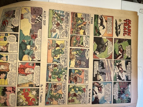 1952 Comic Section From The Sunday Newspaper Edition-Excellent/See Photos - Picture 6 of 15