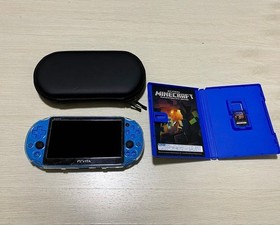 Excellent Sony PlayStation PS Vita PCH-2000 Slim Aqua Blue Model