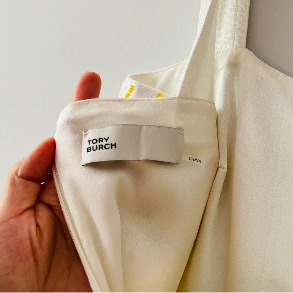 Abito TORY BURCH impreziosito in lino taglia 6