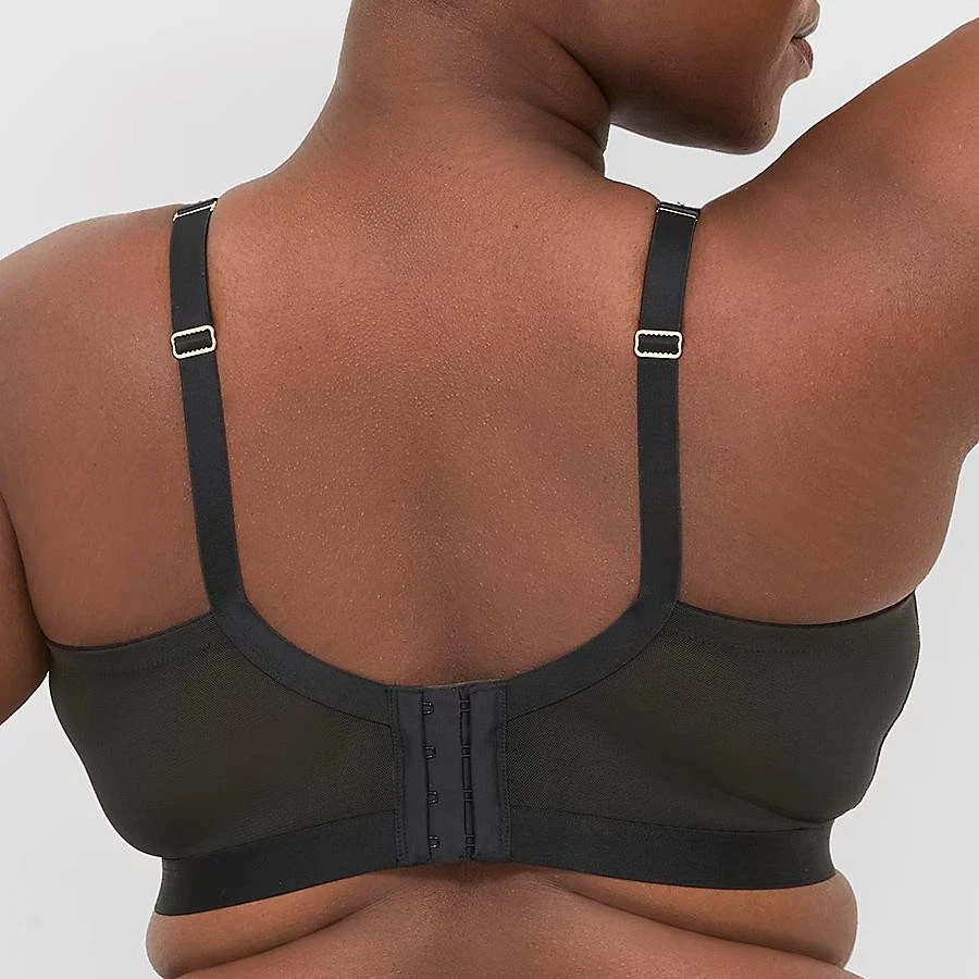 Lane Bryant Dot Embroidered No-Wire Triangle Bra 44DDD *Black/White* NWT! - Image 3 of 3