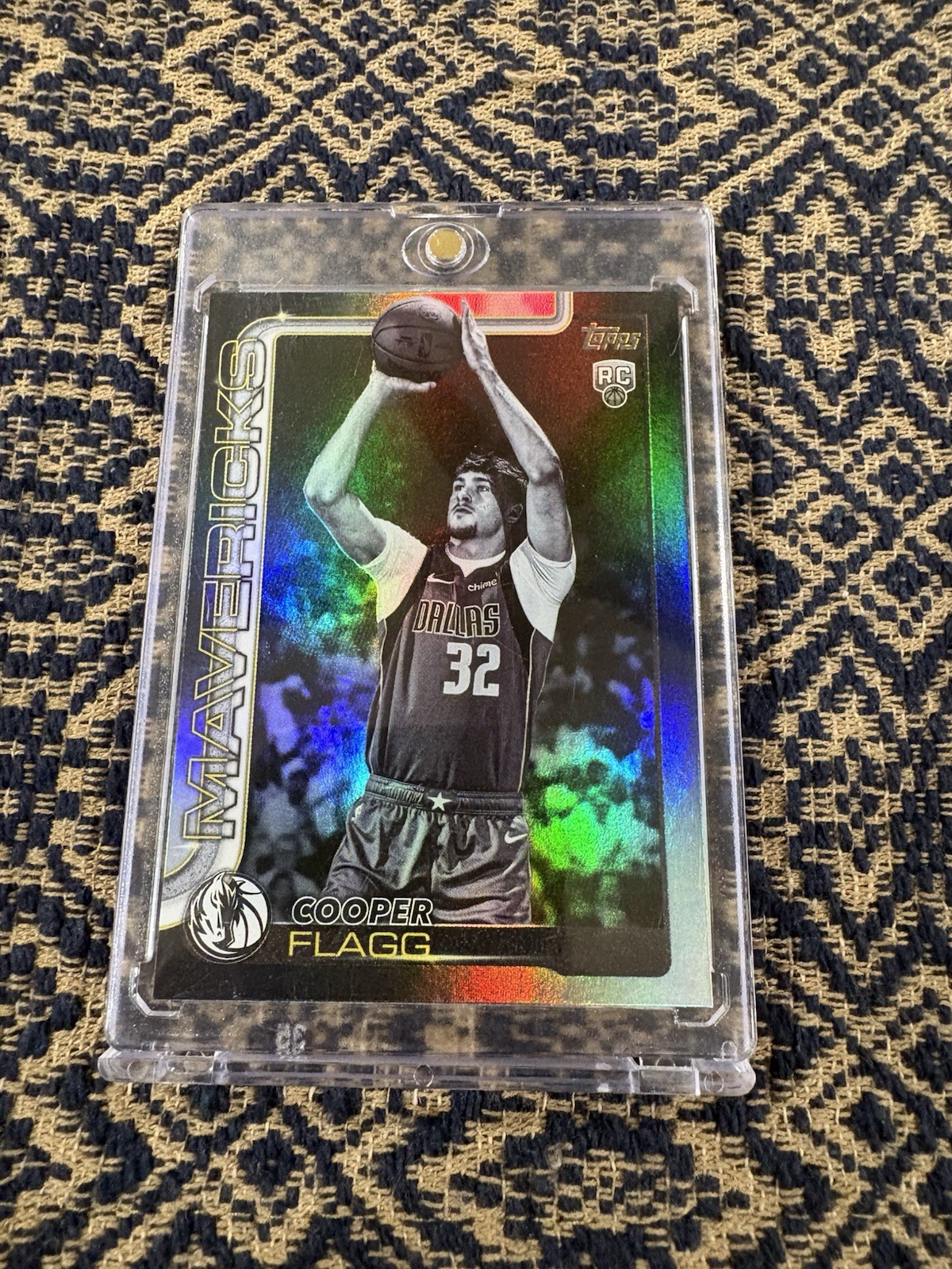 Cooper Flagg 2025-26 Topps #201 Blackout Rookie RC Centered