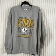 University Of Wyoming Cowboys Gray CI Sport Sweatshirt XL