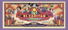 2001 AZ $1 EL CAPITAN THEATRE HOLLYWOOD DISNE...