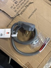 POWGRN Gray 3 Prong Dryer Cord 4 FT NEMA 10-30P To 3-Wire 30-Amp