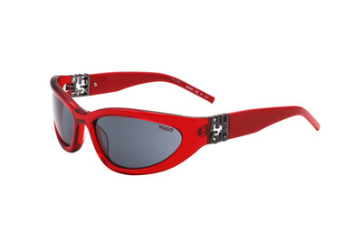 Hugo Boss Men's 59mm Red Sunglasses HG1255-S-C9A-59