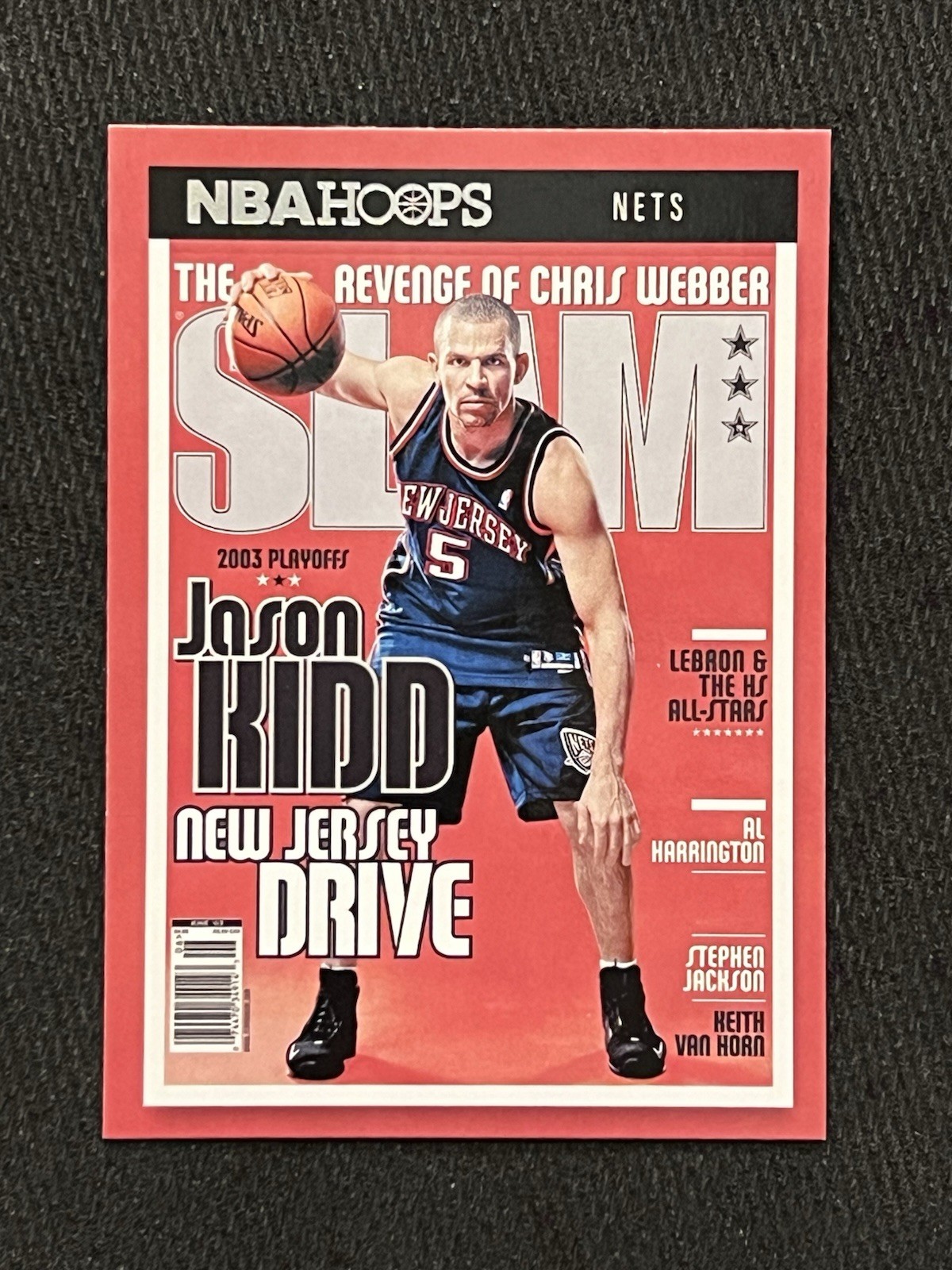 JASON KIDD 2021-22 Panini NBA Hoops SLAM Magazine New Jersey Nets #70 Mavericks