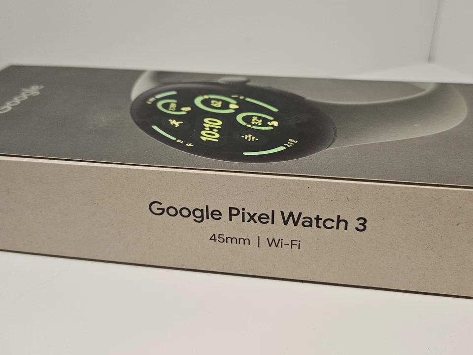 NEW Google Pixel Watch 3 - 45mm - Wi-Fi - Bluetooth - Matte Hazel - (GA05786-US) - Image 3 of 4