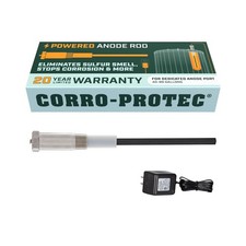 Corro-Protec Powered Anode Rod for Water Heater, 20-Year Warranty, Eliminates...
