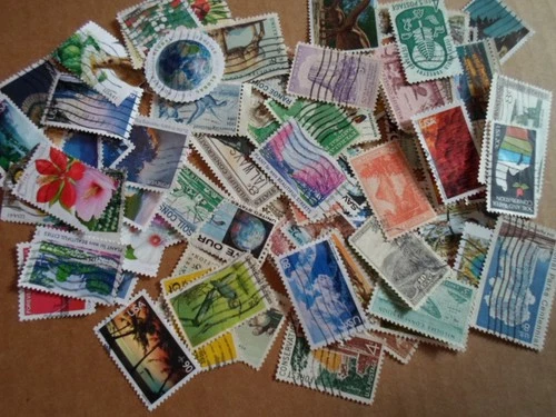 Collection 100 US stamps - 250th Birthday series-#15 National Parks & Resources