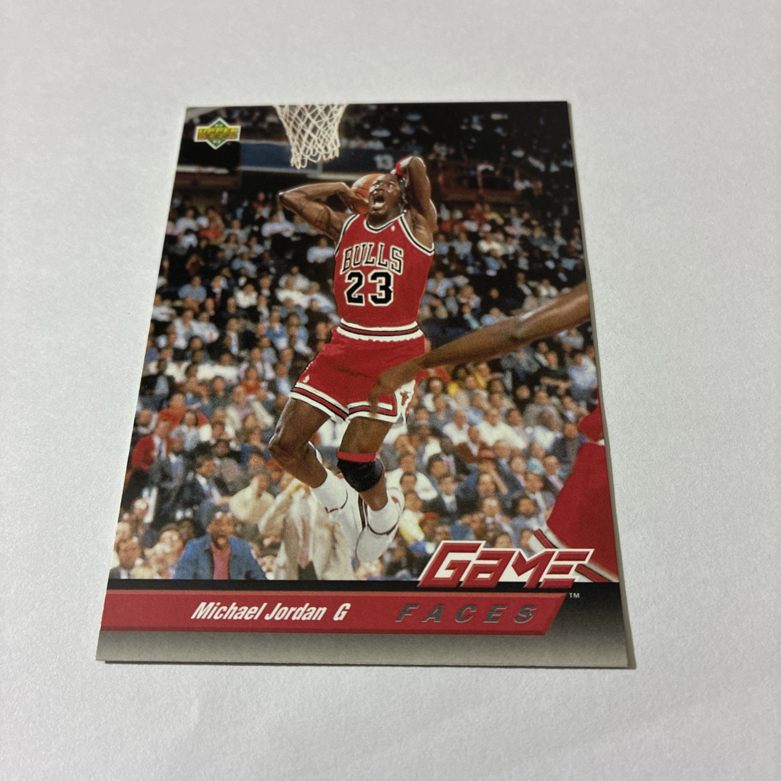 1992-93 Upper Deck MICHAEL JORDAN #488 Game Faces Chicago Bulls