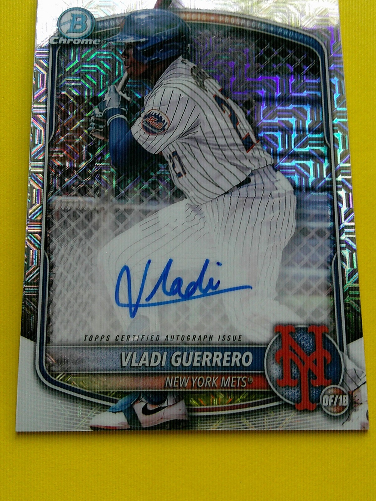 Vladi Guerrero - 2025 Bowman Prospect Mega Autograph #BMA-VG _ w/Free Shipping