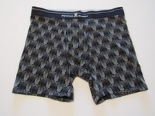 Boxer uomo Psycho Bunny nero grigio coniglietto Xlarge nuovo con etichetta