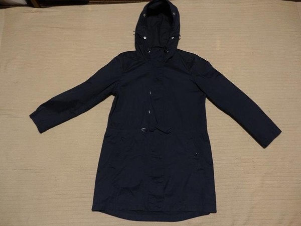 Women Selected Trench Black Cotton L