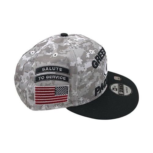 Green Bay Packers 2024 Salute to Services New Era 9fifty gorra snapback - Imagen 3 de 6
