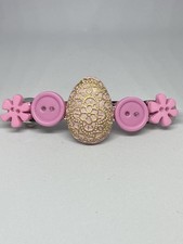 Easter Barrette Egg Barrette Easter Hair Clip Easter Hair Accessories Girls Kids