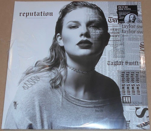 Taylor Swift Reputation Vinyl Picture Disc LP Sealed New Ed Sheeran Torn Wrapper