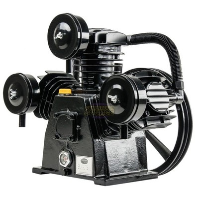 4 - 5 HP Replacement Air Compressor Pump Single Stage 3 Cylinder 10 - 12 CFM Max