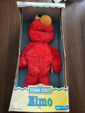 Sesame Street Elmo TYCO Kid Dimensions 1994 Vintage Large 15" Plush Toy