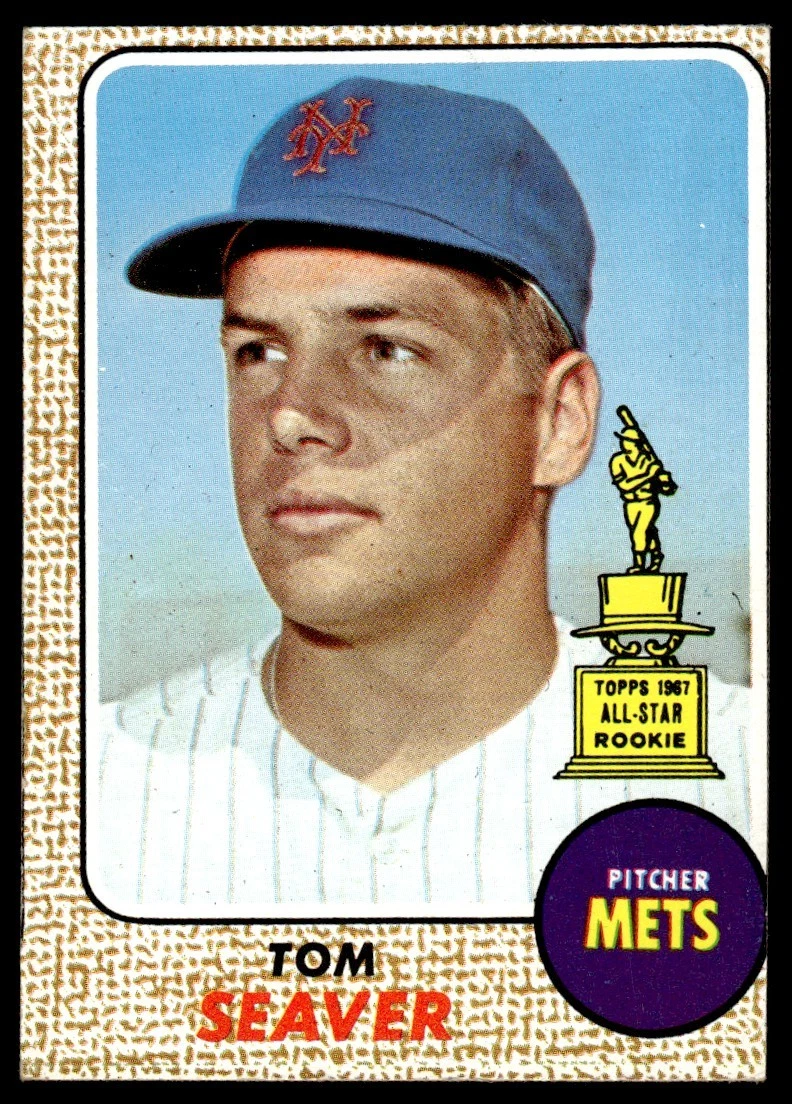 1968 Topps OC Ex Tom Seaver New York Mets #45