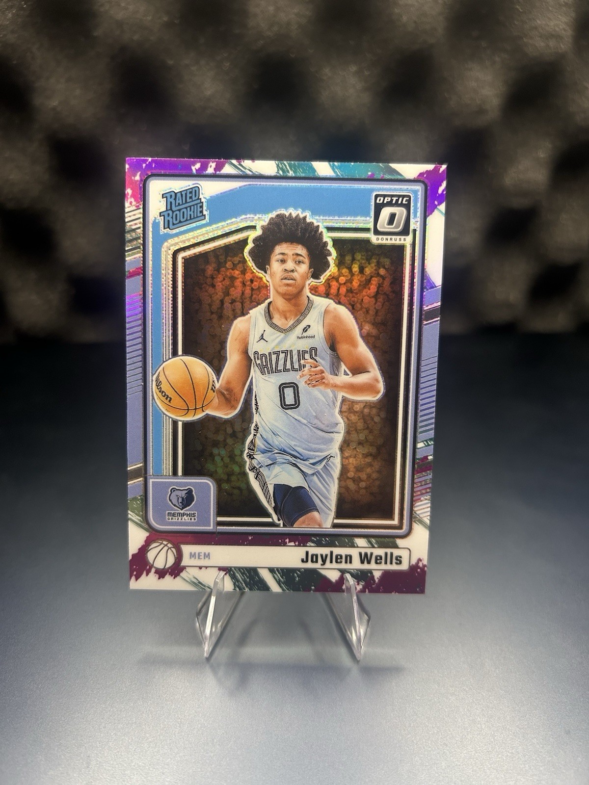 Jaylen Wells 2024 Donruss Optic Rated Rookie Jazz SSP Case Hit #252