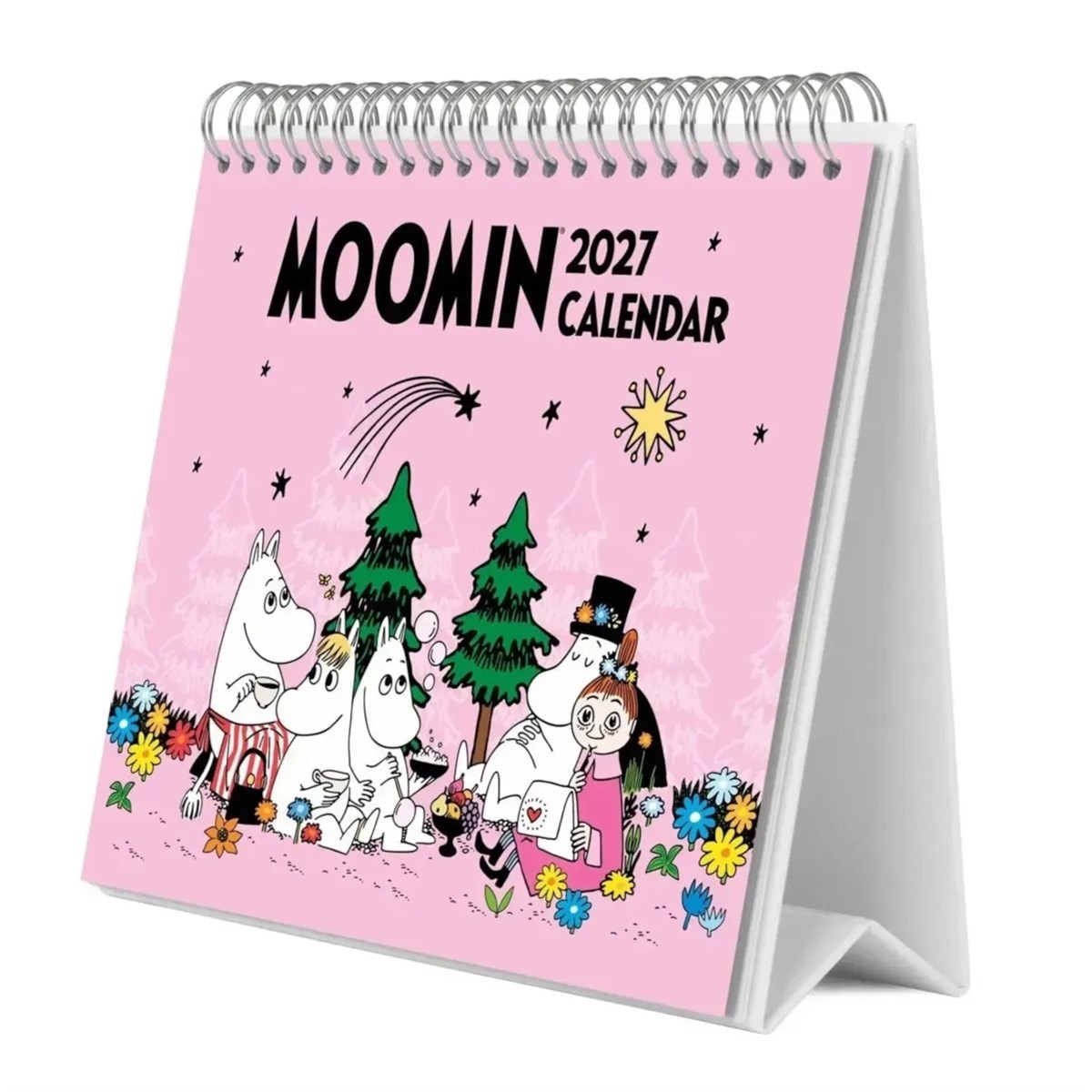 Moomin Easel Desk Calendar 2027, Desk Calendars, Month To View, Gift - Image 2