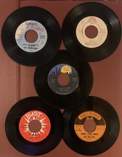 DOOWOP  Lot of 5  1st PRESS  45s  VINYL G/VG-  SOUND VG+  Killer Ballads - Bild 1 von 2