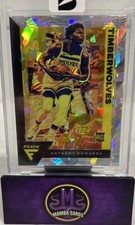 2020-21 Panini Anthony Edwards Yellow  Cracked Ice Prizm (RC)
