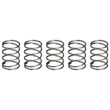 5Pcs Compression Spring, 11mm OD 0.8mm Wire Size 15mm Free Length, Silver Tone