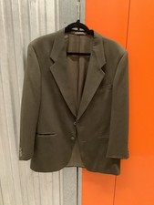 Givenchy Monsieur Vintage Wool Brown Coat Blazer Should 19.5in Ch 19.5in See Pic