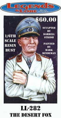 LL-282 The Desert Fox (Erwin Rommel) 1/6th scale resin bust.