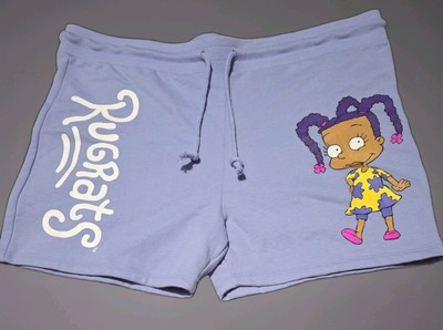 Nickelodeon RUGRATS Shorts Women s Junior Plus 3XL Purple Susie Soft Fleece