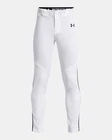 Under Armour Youth Boys White w/ Black Piped UA Utility Baseball Pants