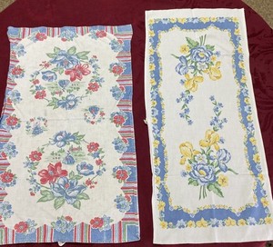 2 Startex Cotton Kitchen Towels Tea Towel Vintage
