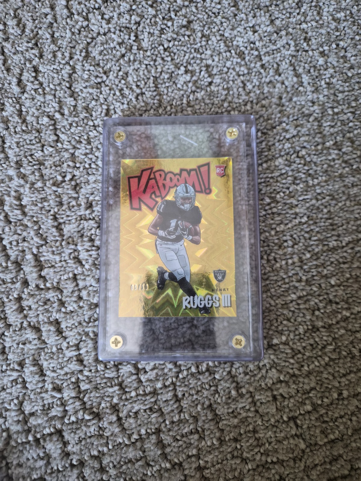 Henry Ruggs III Panini Absolute Kaboom! #KHR2 Gold