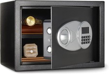 Steel Security Safe with Electronic Keypad Bl...