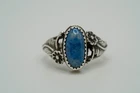 Vintage Jack Whittaker Navajo Sterling Silver Sodalite Ring Size 7.75 JB42