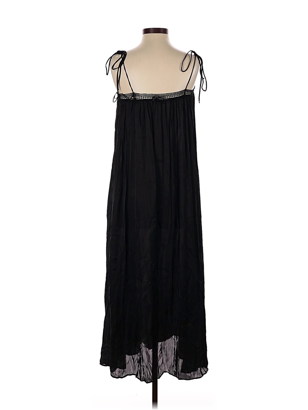 Zara Women Black Casual Dress S thumbnail 2