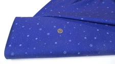 Timeless Treasures quilt-craft fabric SNOWFLAKES navy 2 yds (cd-3653) Holiday