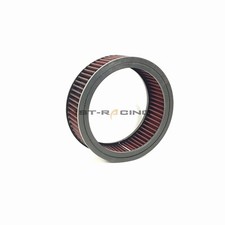 9x2 Inch Round Super Flow Air Cleaner Washable Element Recessed Base Sbc Bbc