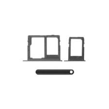 Samsung Galaxy J8 J810 Replacement Sim Card Tray (Black)