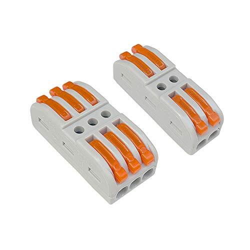Aiqeer 30 Pezzi SPL-2 / SPL-3 Leva-Dado Cavo Connettore Kit, Bilaterale (L1B)