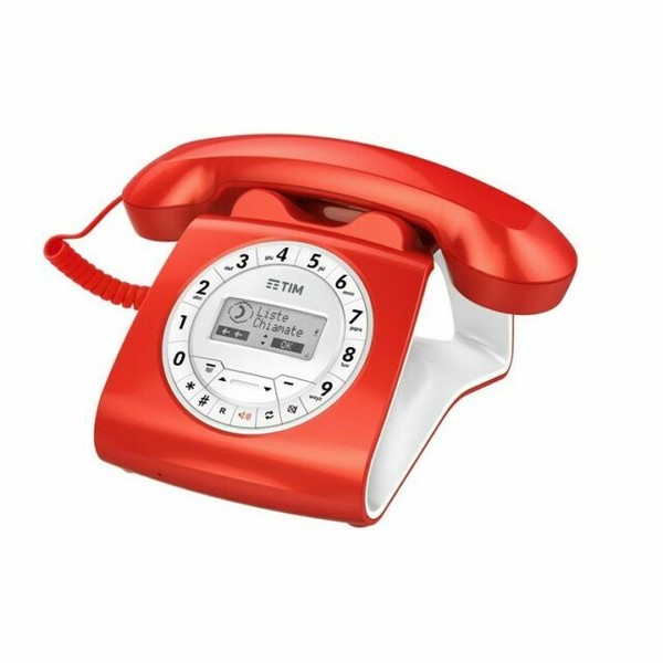 Tim Sirio Classic Telefono a Filo - Rosso | Acquisti Online su eBay