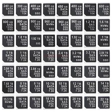 20-pcs DXD9H X7K8W Tray Caddy Adhesive Stickers Labels For DELL G14 HDD Stickers