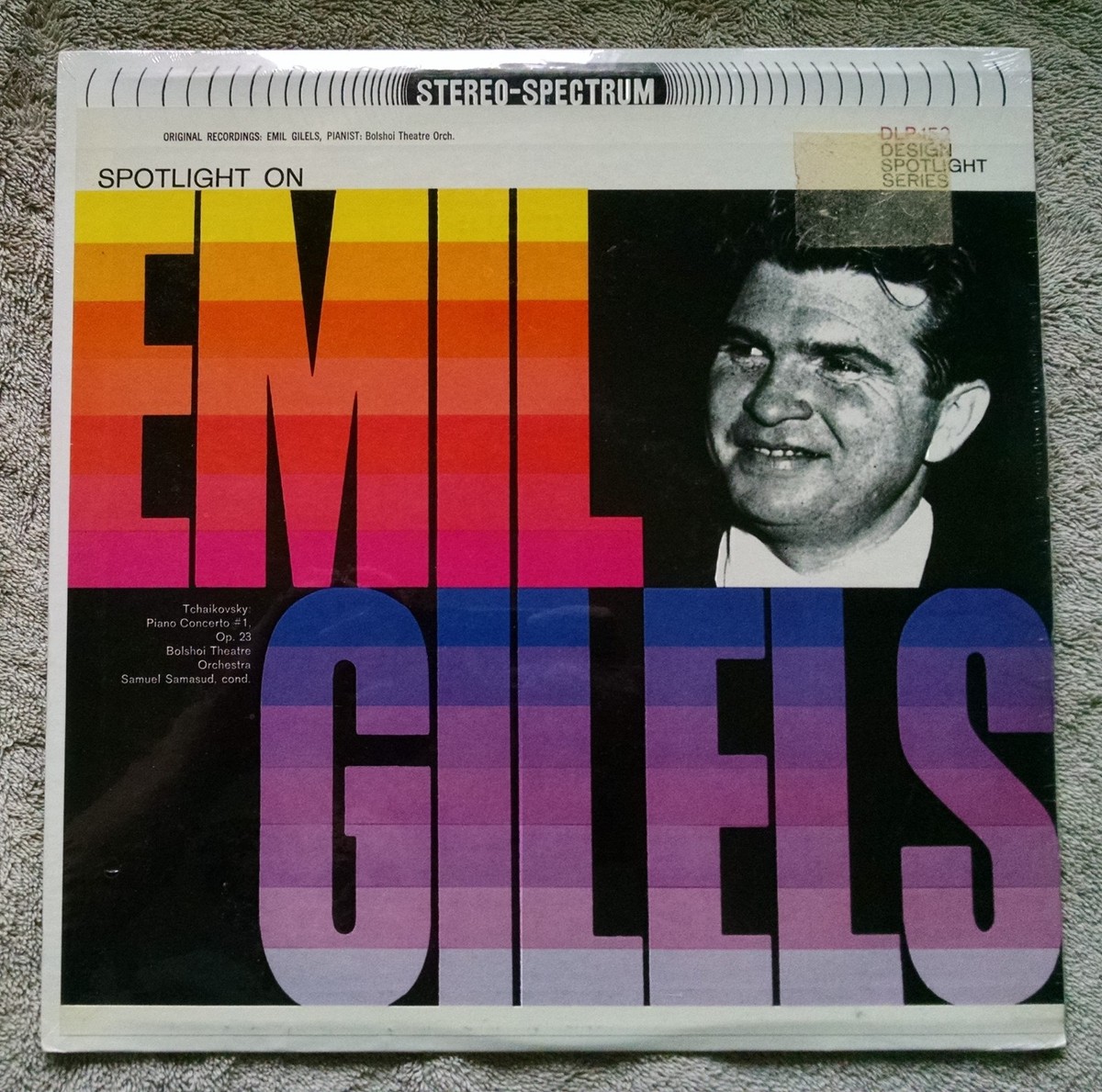 Spotlight on Emil Gilels DLP 152 Tchaikovsky Piano Concerto 1