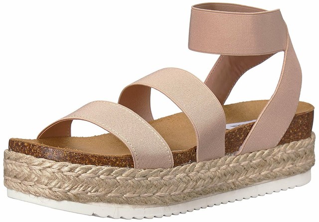 Steve Madden Kimmie Espadrille Wedge Sandals 064 Blush 8 US for sale online | eBay