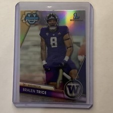 Bralen Trice 2023 Bowman Chrome University Refractor #106 Washington B-8